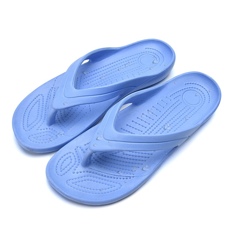 Temi Women's Flip Flops,Soft Lightweight Sandals for Women Anti Slip Casual Slippers Shower Beach Pool Bathroom Flat Slides Shoes - Image 4